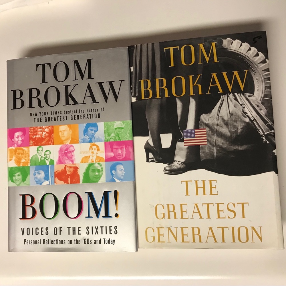 2 Tom Brokaw Hardback Books EUC